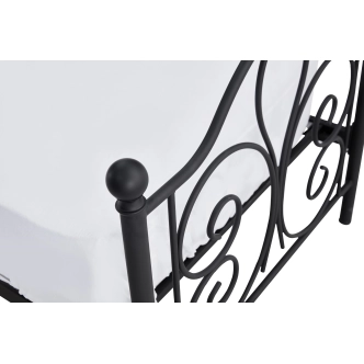 Postel GARTHA 90x200 cm, černá