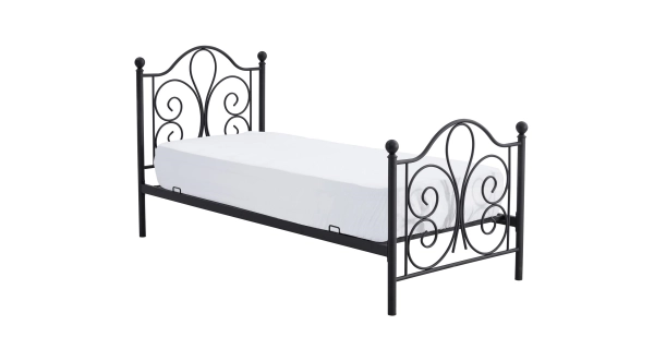 Postel GARTHA 90x200 cm, černá