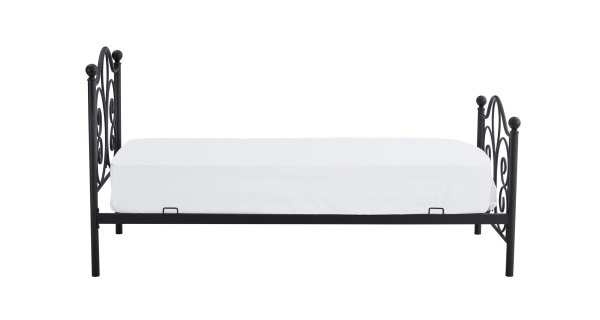 Postel GARTHA 90x200 cm, černá