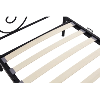 Postel GARTHA 90x200 cm, černá