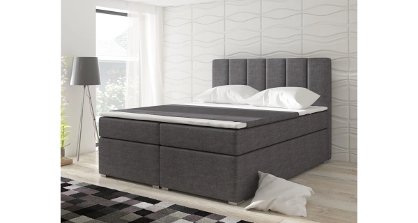 Postel GRAVER BB01 180x200 cm, šedá 