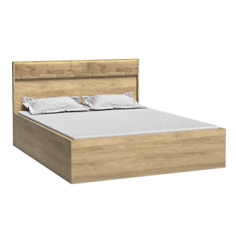 Postel IPPOLITO 160x200 cm, dub hickory