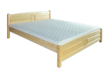 Postel JAYA, 140x200, masiv borovice, moření: ...