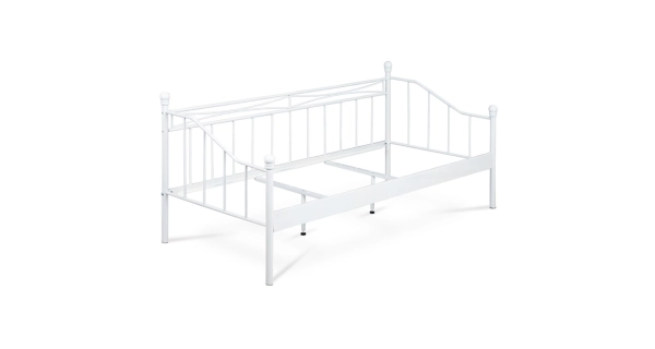 Postel jednolůžková GRANNY 90x200 cm, bílý mat