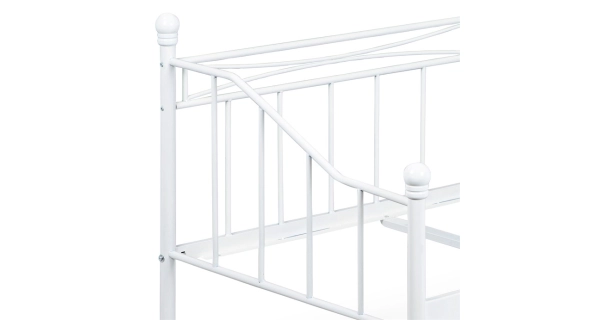 Postel jednolůžková GRANNY 90x200 cm, bílý mat