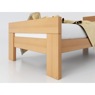 Postel KEPLER 90, masiv buk/barva buk