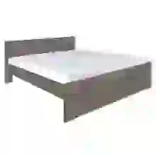 Postel LAGRAVE, 140x200, masiv borovice/moření šedé