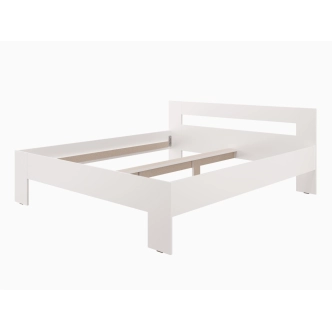 Postel NALRIS 180x200 cm, bílá DOPRODEJ