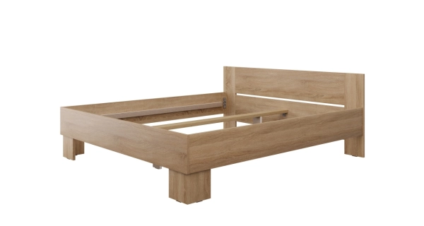 Postel NEJBY BARNABA 180x200 cm, dub sonoma