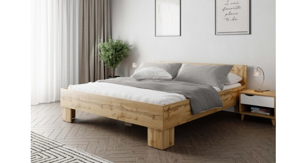Postel NEJBY BARNABA 180x200 cm, dub wotan