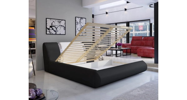 Postel PROVADIA 06, černá/bílá, 160x200 cm