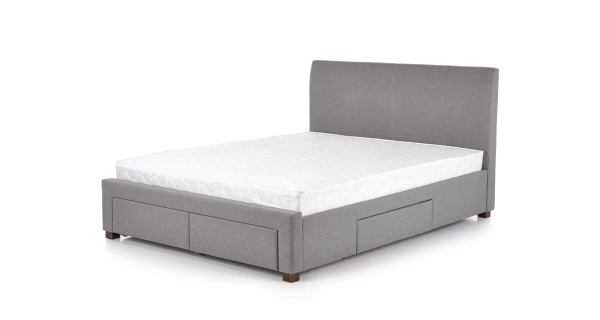 Postel RONSARD 160x200 cm, šedá