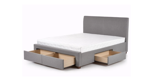Postel RONSARD 160x200 cm, šedá