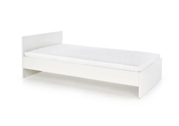 Postel RYDER 90x200 cm, bílý lesk