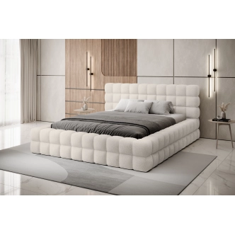 Postel SWINDER 140x200 cm, bílá