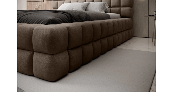 Postel SWINDER 140x200 cm, hnědá