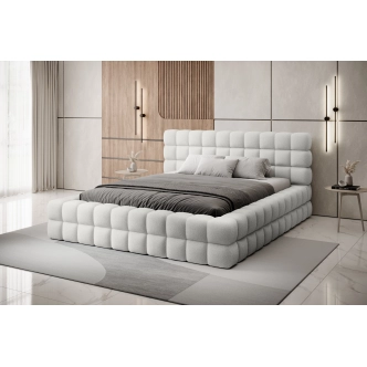 Postel SWINDER 140x200 cm, krémová