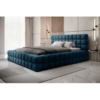 Postel SWINDER 140x200 cm, modrá