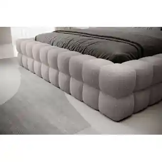 Postel SWINDER 160x200 cm, béžová