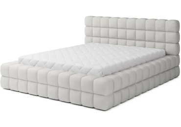 Postel SWINDER 160x200 cm, krémová