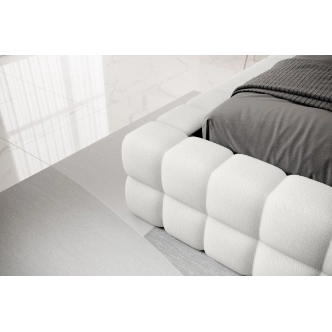 Postel SWINDER 160x200 cm, krémová