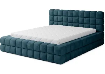 Postel SWINDER 160x200 cm, modrá