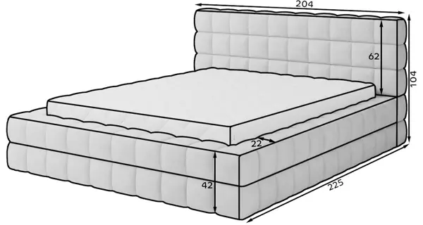 Postel SWINDER 160x200 cm, růžová