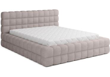 Postel SWINDER 160x200 cm, světlá šedá