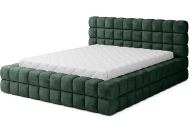 Postel SWINDER 160x200 cm, zelená