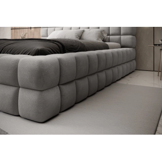 Postel SWINDER 180x200 cm, šedá