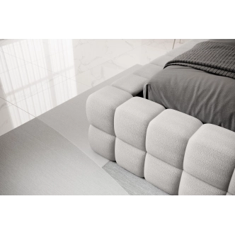 Postel SWINDER 180x200 cm, šedá