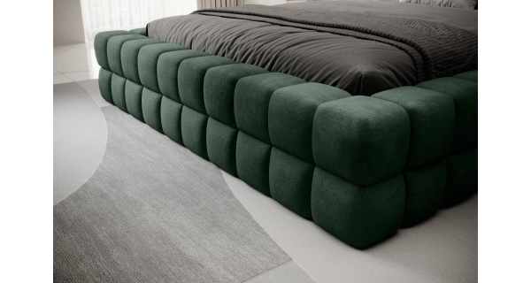 Postel SWINDER 180x200 cm, zelená