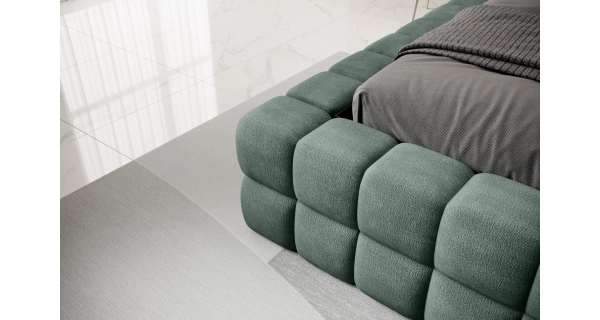 Postel SWINDER 180x200 cm, zelená