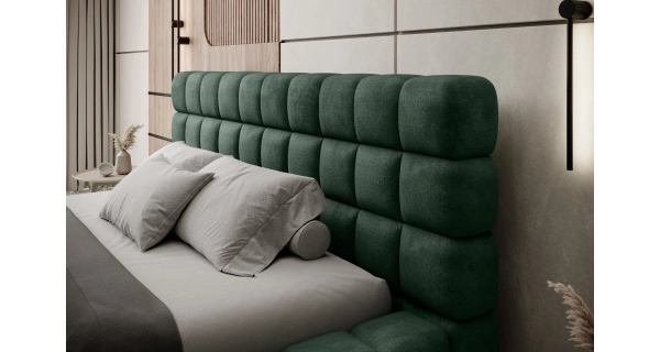 Postel SWINDER 180x200 cm, zelená