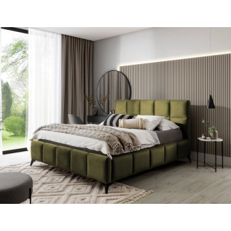 Postel TEUL 160x200 cm, zelená