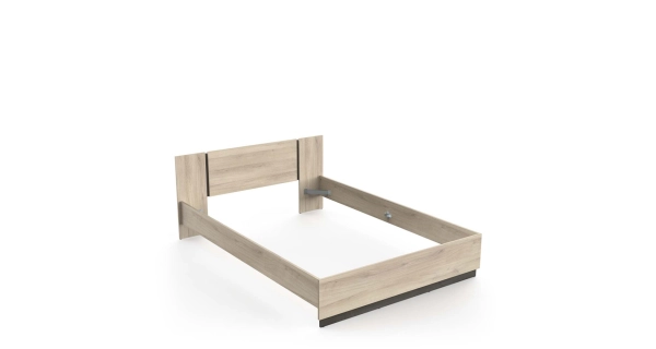 Postel TODY 140x200 cm, dub kronberg/dub waterford