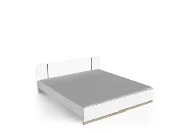 Postel TODY 180x200 cm, bílá/dub kronberg