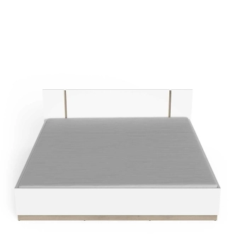 Postel TODY 180x200 cm, bílá/dub kronberg