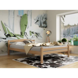 Postel TYCHO 180, masiv buk/barva buk