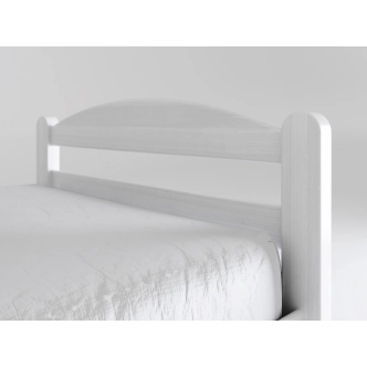 Postel TYCHO 90, masiv buk/barva bílá