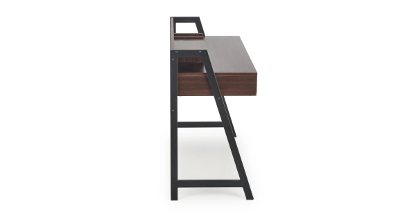 Pracovní stůl BITTI, ořech/černý