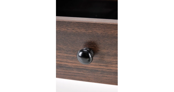 Pracovní stůl BITTI, ořech/černý