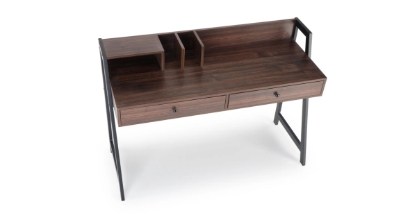 Pracovní stůl BITTI, ořech/černý