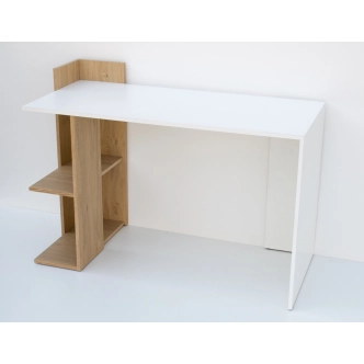 Pracovní stůl HISPIDUM, dub sonoma/bílá