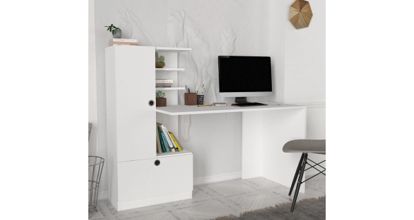 Pracovní stůl WALSH, bílý