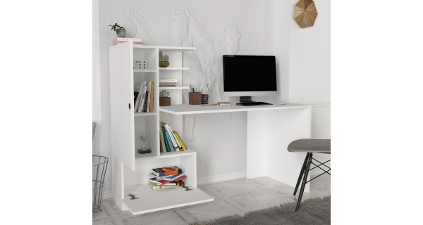 Pracovní stůl WALSH, bílý