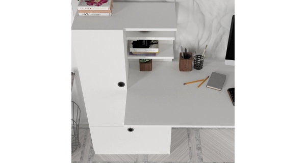 Pracovní stůl WALSH, bílý