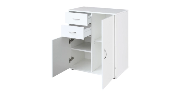 Prádelník ABAJO, bílý