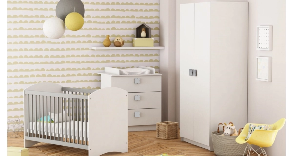 Přebalovací komoda OLMEDO, bílá mat