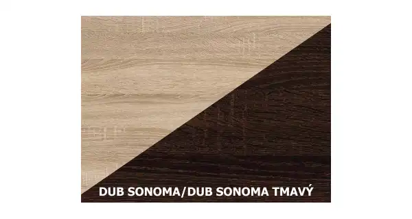 Předsíň BENDIGO, dub sonoma/dub sonoma tmavý